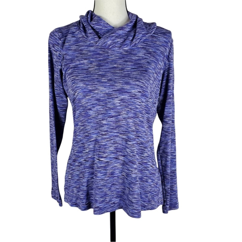 Columbia Purple Heathered Hoodie Pullover